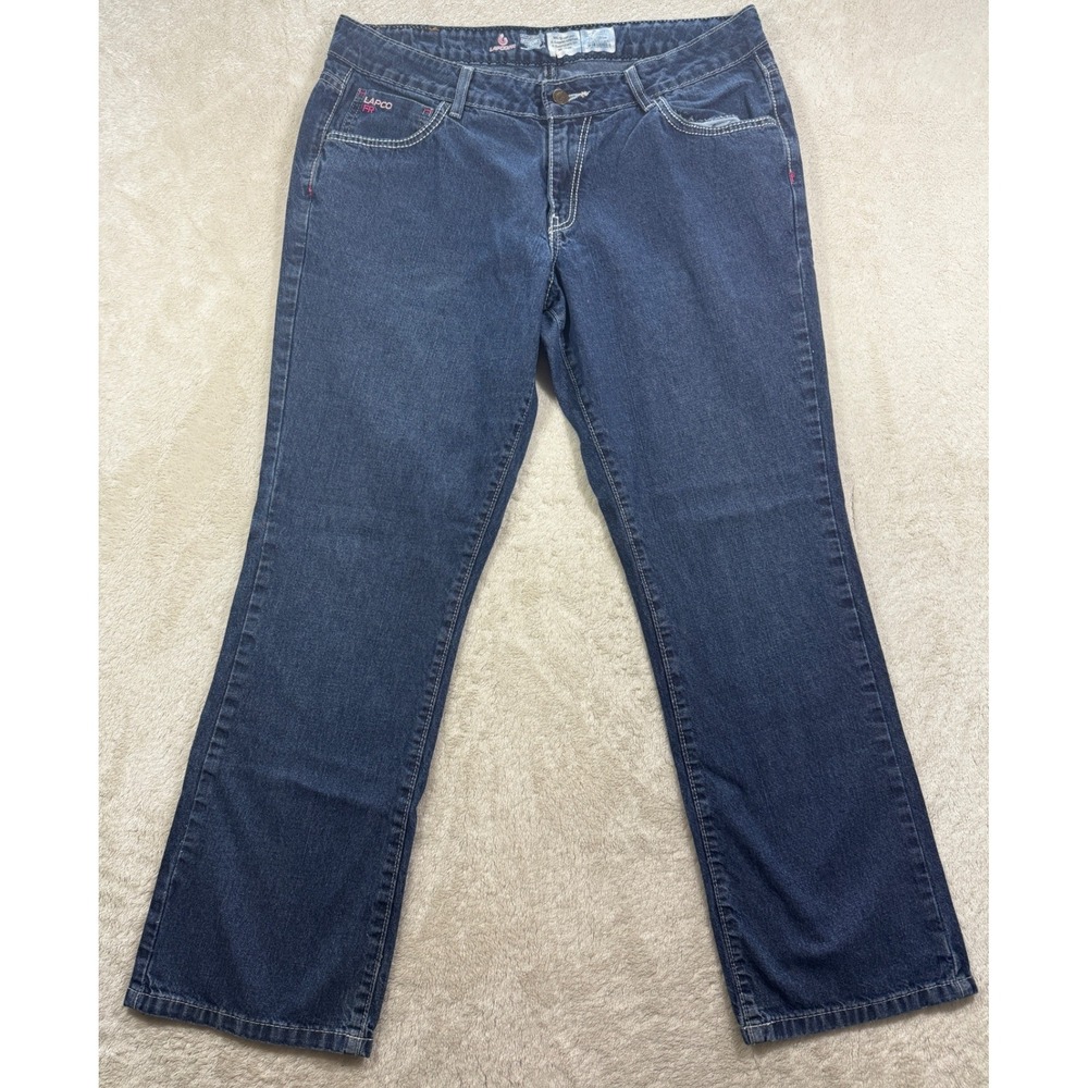 LAPCO FR Womens Flame Resistant Denim Blue Jeans 12-ST Meas: 35x29